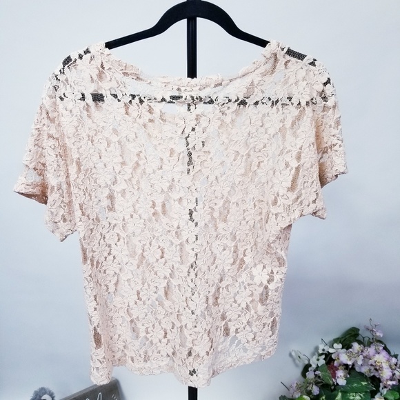 Vintage needle and thread lace top - Picture 6 of 6